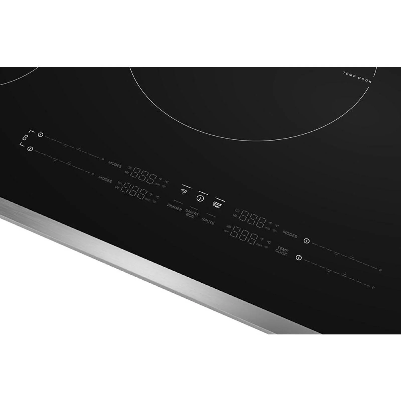 Whirlpool 30-inch Intelligent Induction Cooktop with Temp Cook™ Technology WCIT7030SS - Image 11