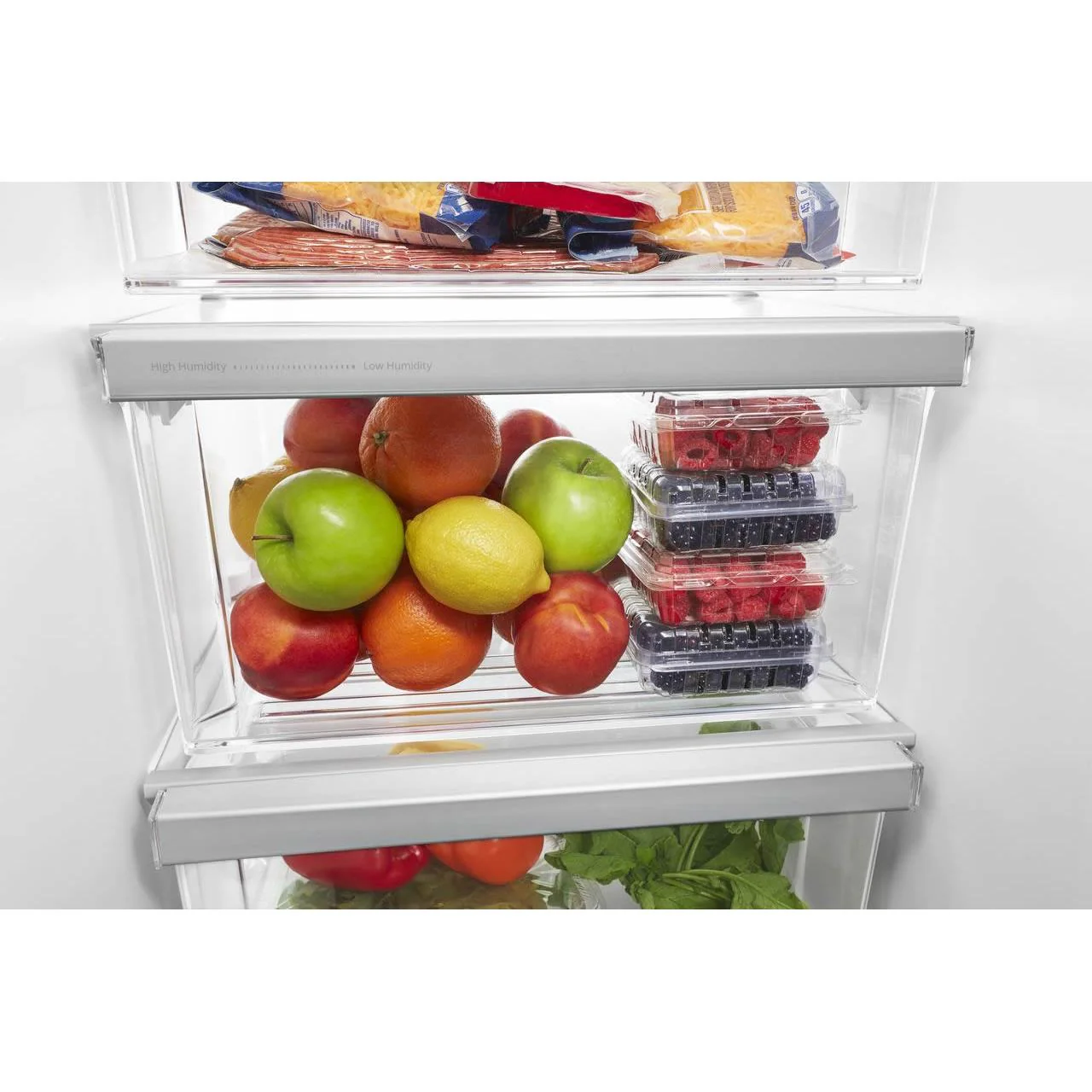 Whirlpool 33-inch, 21.7 cu. ft. Freestanding Side-by-side Refrigerator with Adaptive Defrost WRS312SNHB - Image 6