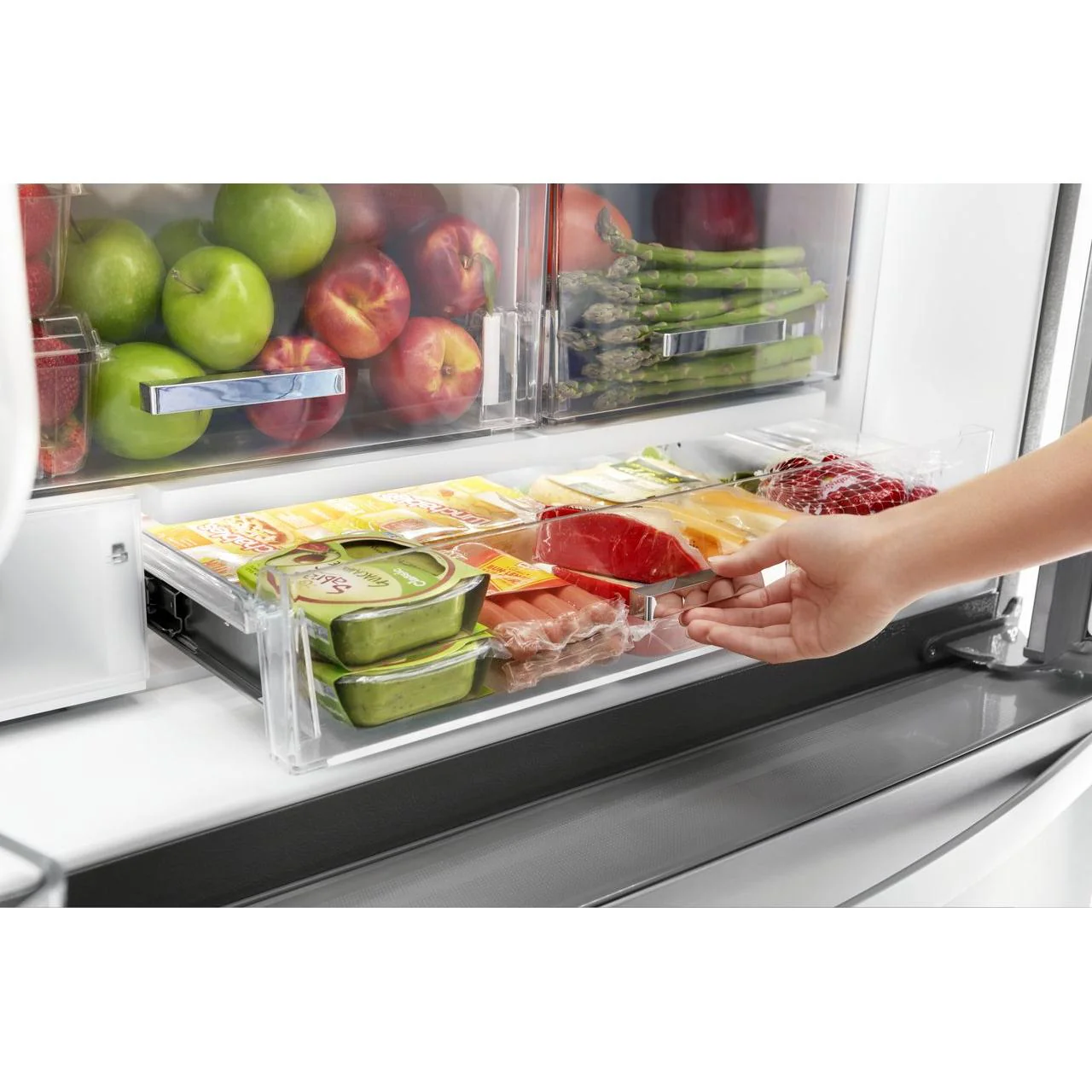 Whirlpool 36-inch, 23.8 cu. ft. Counter-Depth French 3-Door Refrigerator WRFC9636RZ - Image 12