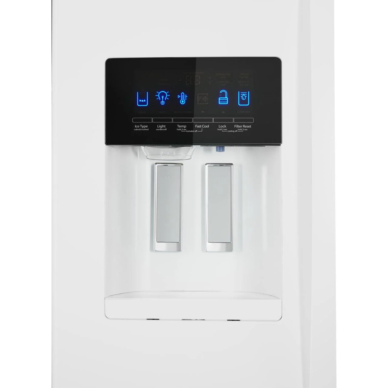 Whirlpool 36-inch, 24.7 cu. ft. French 3-Door Refrigerator with Ice and Water Dispensing System WRF555SDHW - Image 4