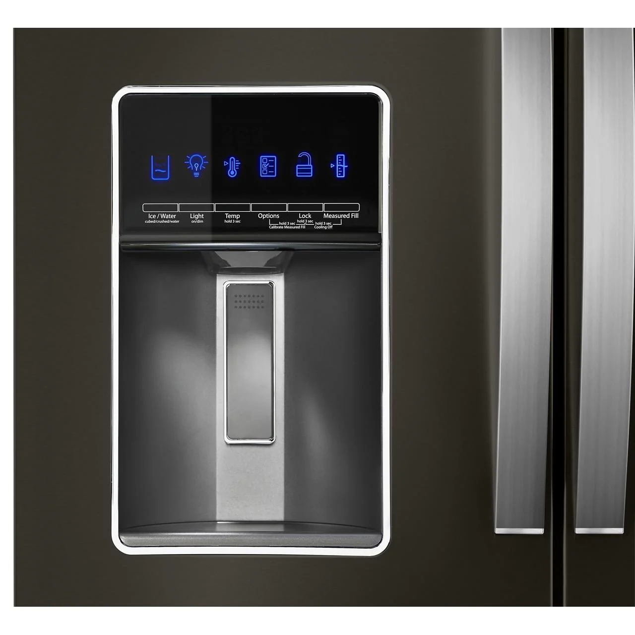 Whirlpool 36-inch, 26.2 cu. ft. French 4-Door Refrigerator with External Water and Ice Dispensing System WRMF7736PV - Image 4