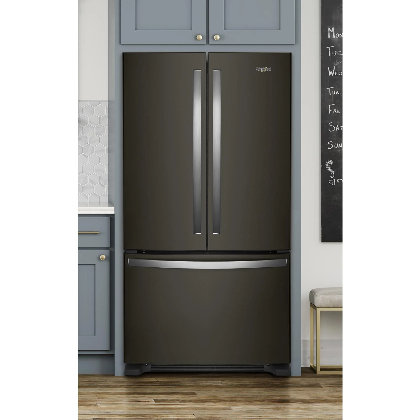 Whirlpool 36-inch, 20 cu. ft. French 3-Door Refrigerator WRFC2036RV - Image 14