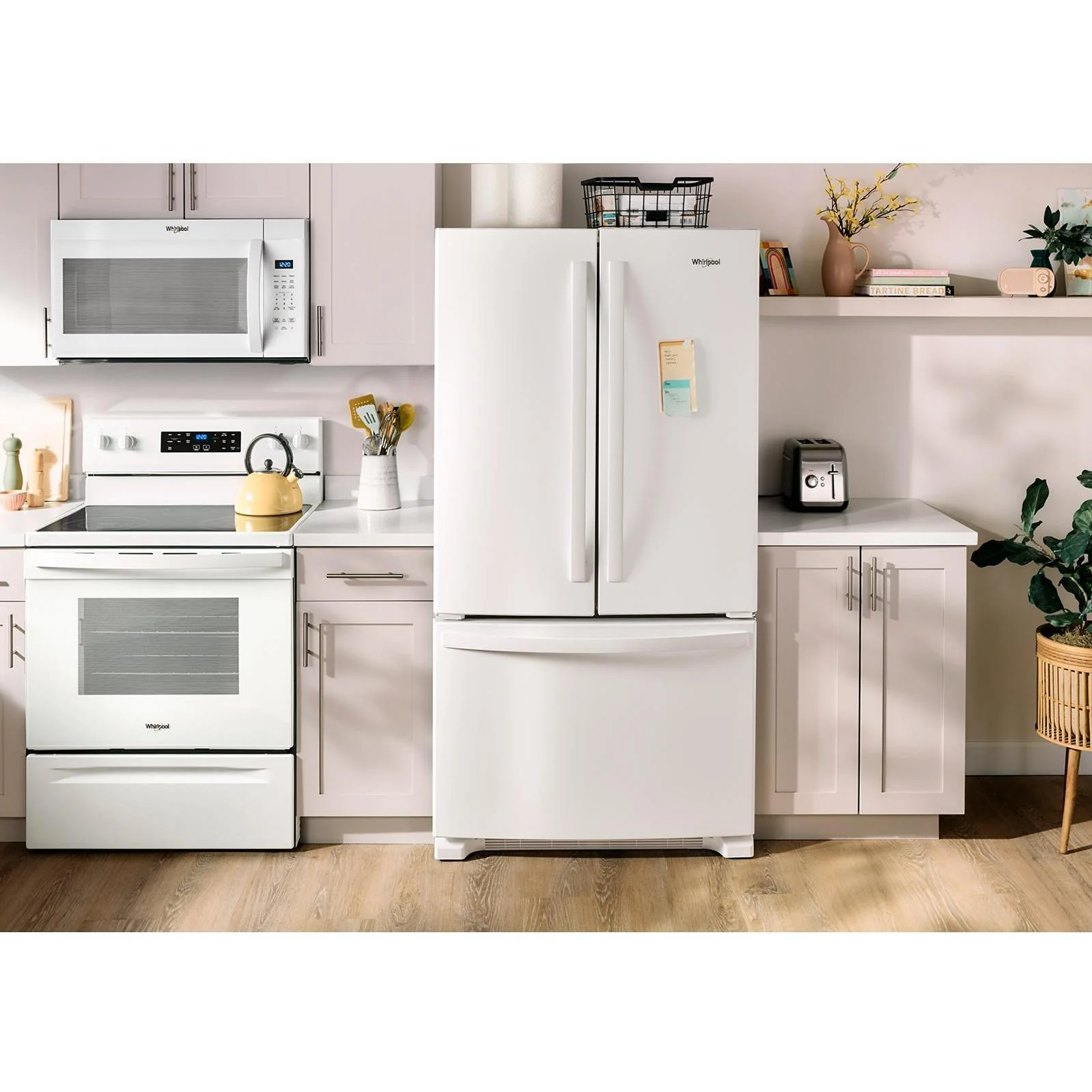 Whirlpool 36-inch, 20 cu. ft French 3-Door Refrigerator WRFC2036RW - Image 16