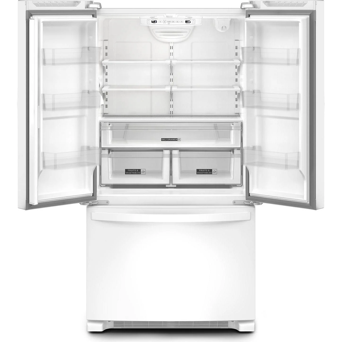 Whirlpool 36-inch, 20 cu. ft French 3-Door Refrigerator WRFC2036RW - Image 2