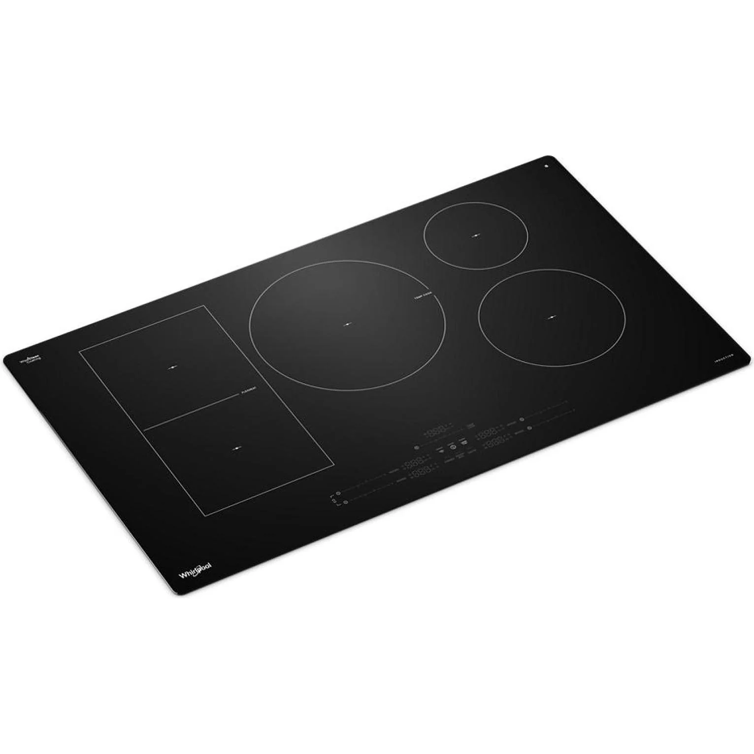 Whirlpool 36 inch Intelligent Induction Cooktop with Temp Cook™ Technology and WipeClean™ Coating WCIT7536SB - Image 3