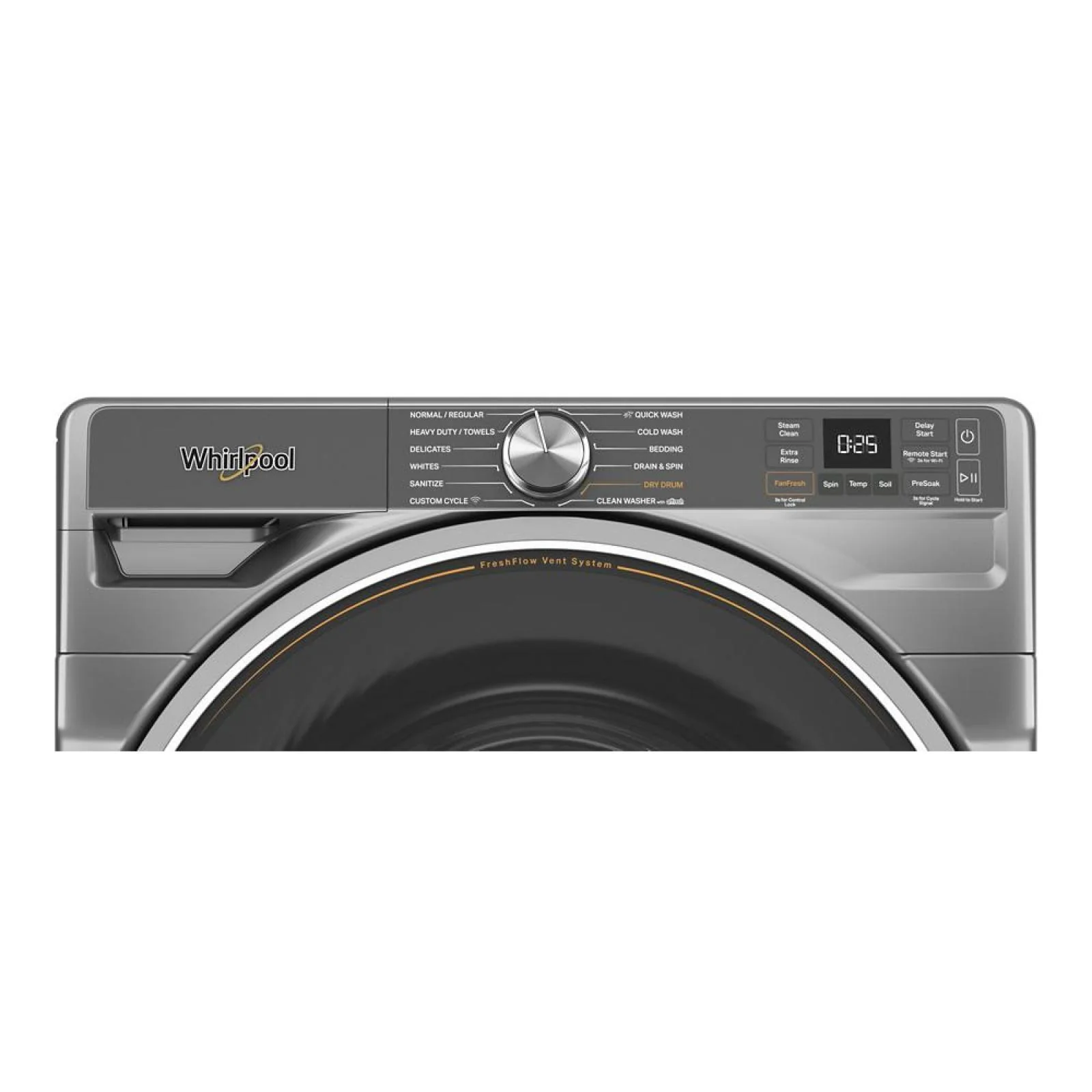 Whirlpool 5.8 cu. ft. Smart Front Load Washer with FreshFlow™ Vent System WFW6720RR - Image 4