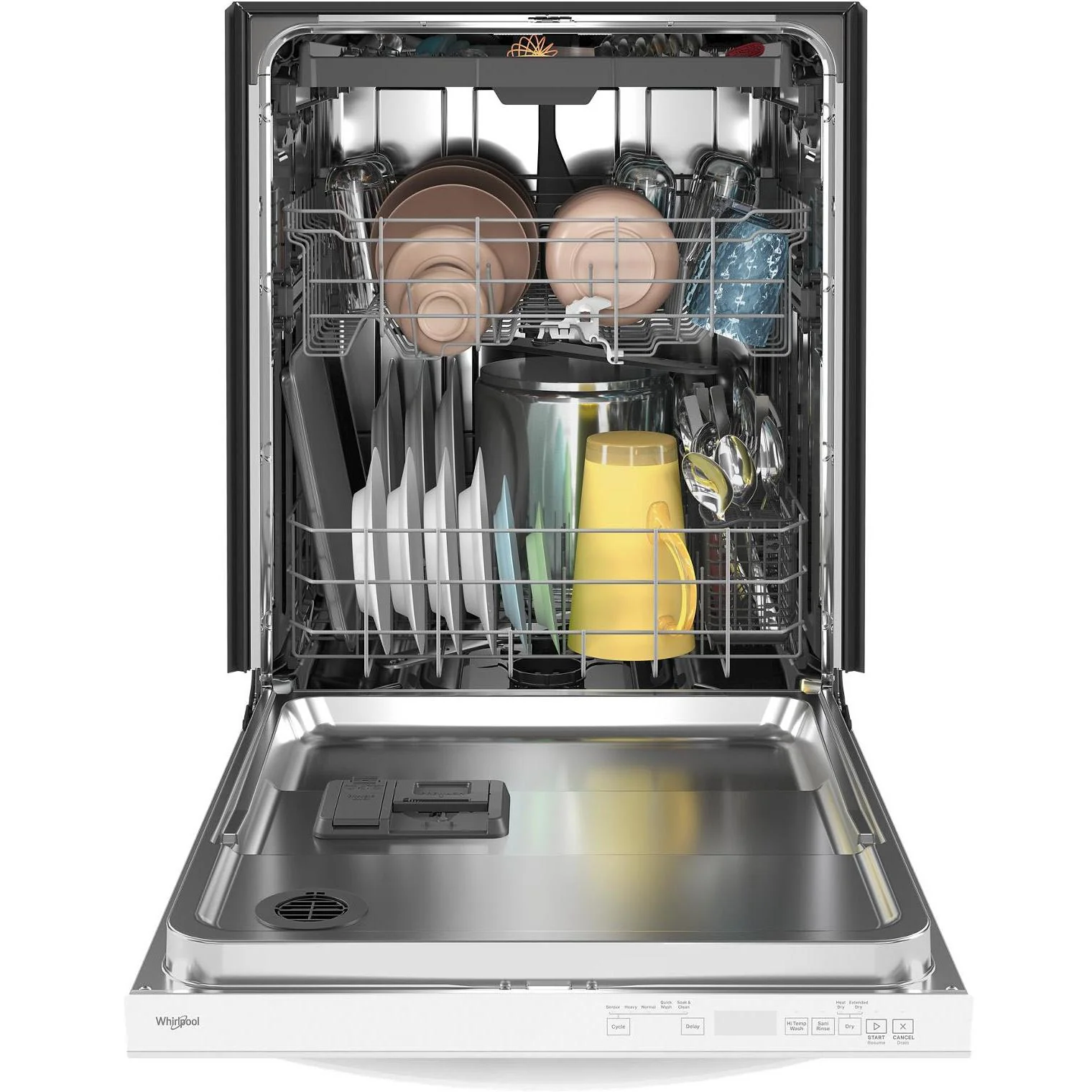 Whirlpool Built-in Dishwasher with Sani Rinse Option WDT750SAKW - Image 4
