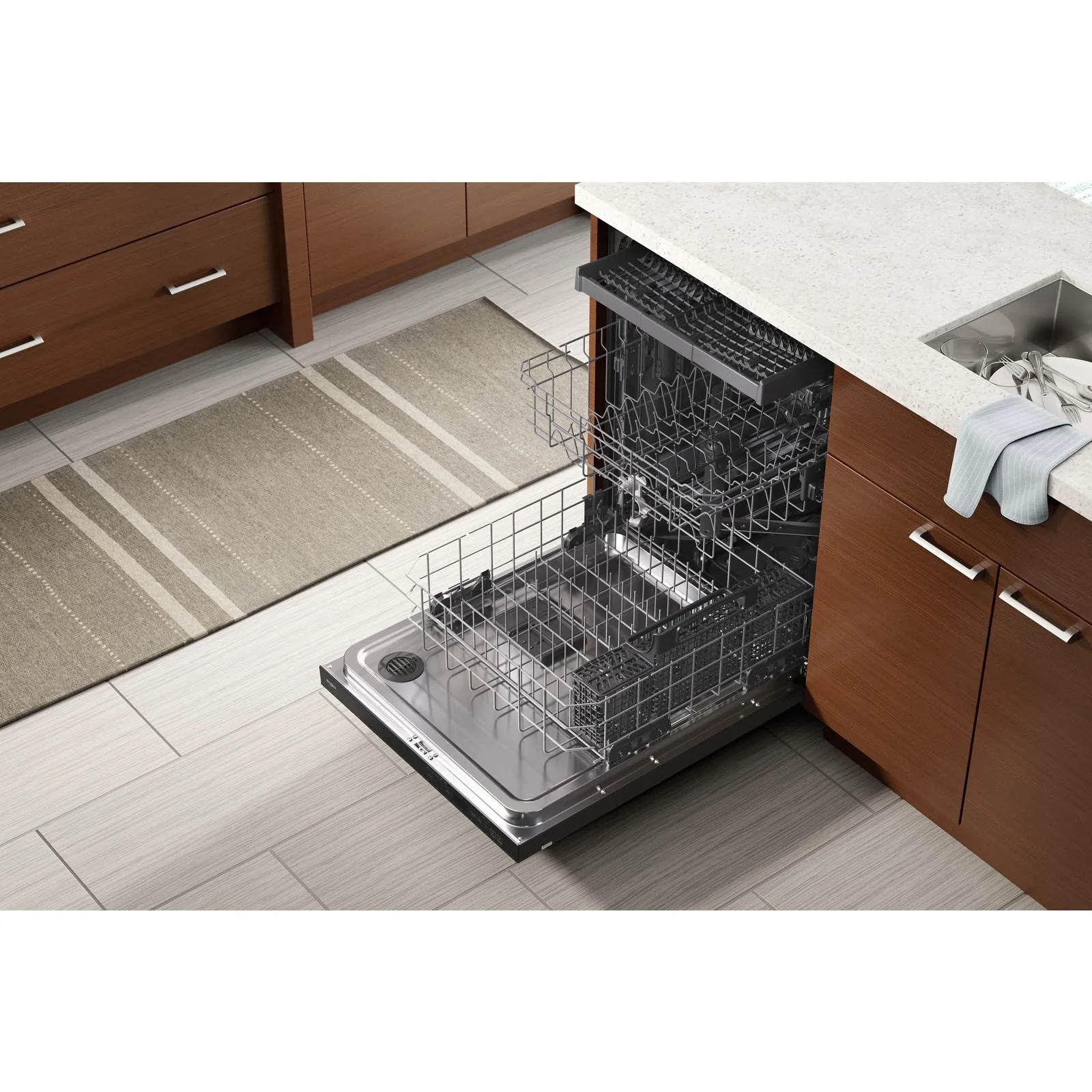 Whirlpool Built-in Dishwasher with Sani Rinse® Option WDTA50SAKV - Image 5