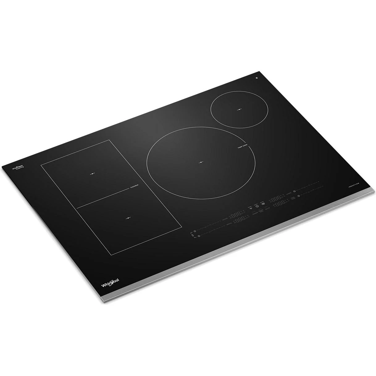 Whirlpool 30-inch Intelligent Built-in Induction Cooktop with Temp Cook™ Technology WCIT7530SS - Image 3