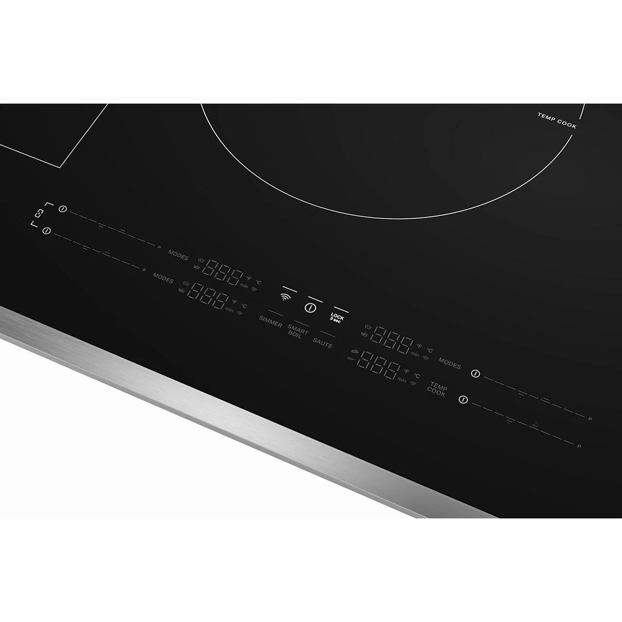Whirlpool 30-inch Intelligent Built-in Induction Cooktop with Temp Cook™ Technology WCIT7530SS - Image 5