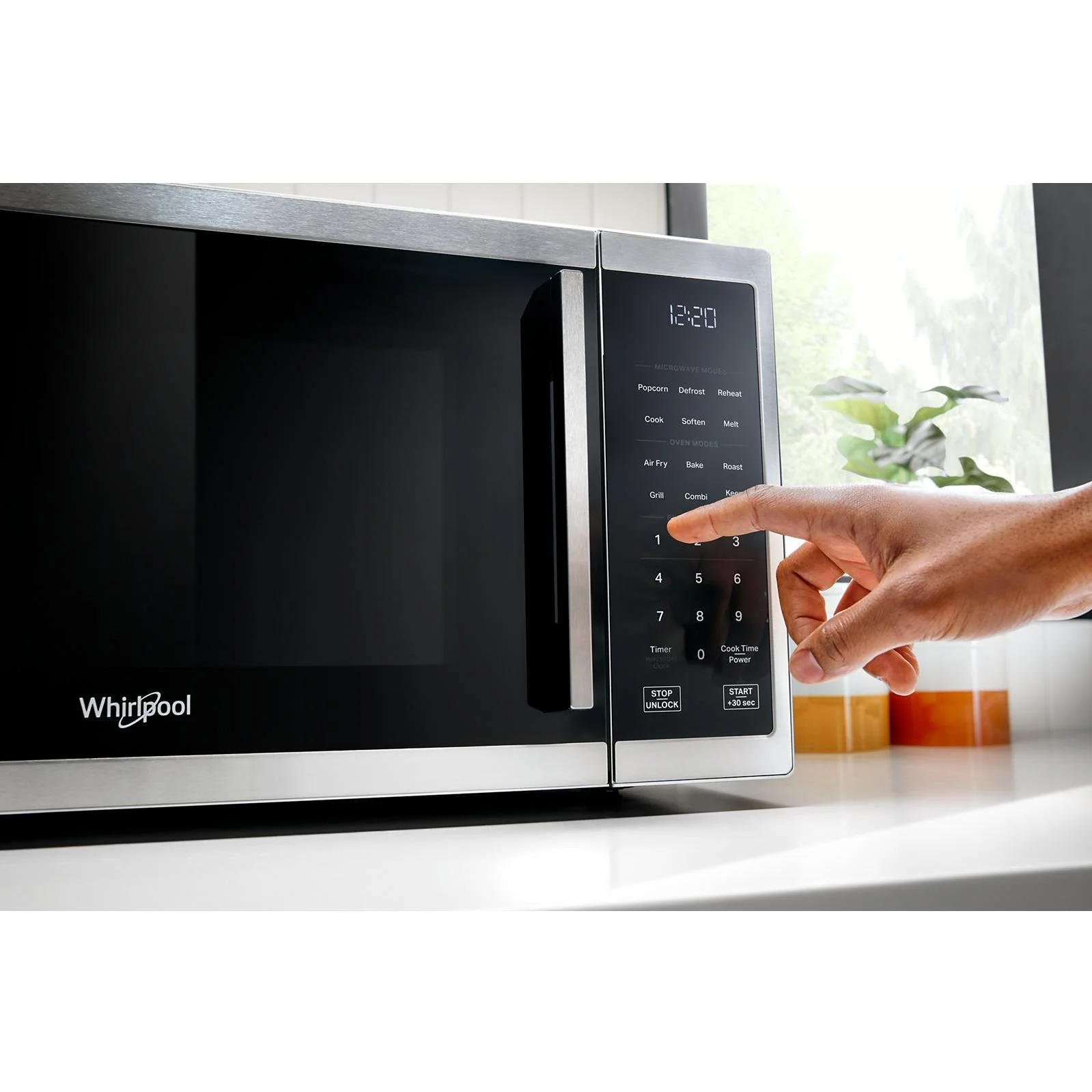 Whirlpool 1.0 cu. ft. All-In-One Multifunctional Countertop Microwave WMCS5522RS - Image 8
