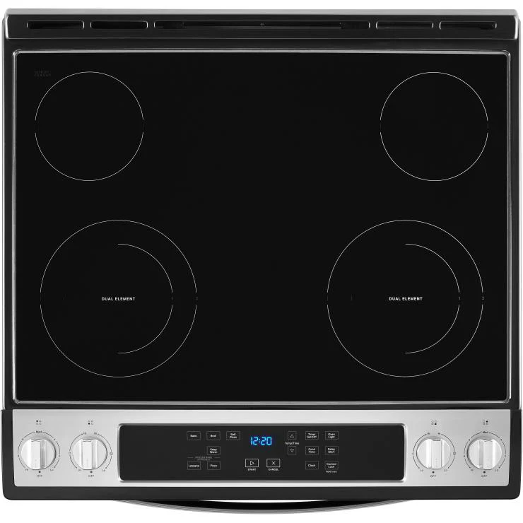 Whirlpool 30-inch Slide-in Electric Range with Frozen Bake™ Technology YWEE515S0LS - Image 8