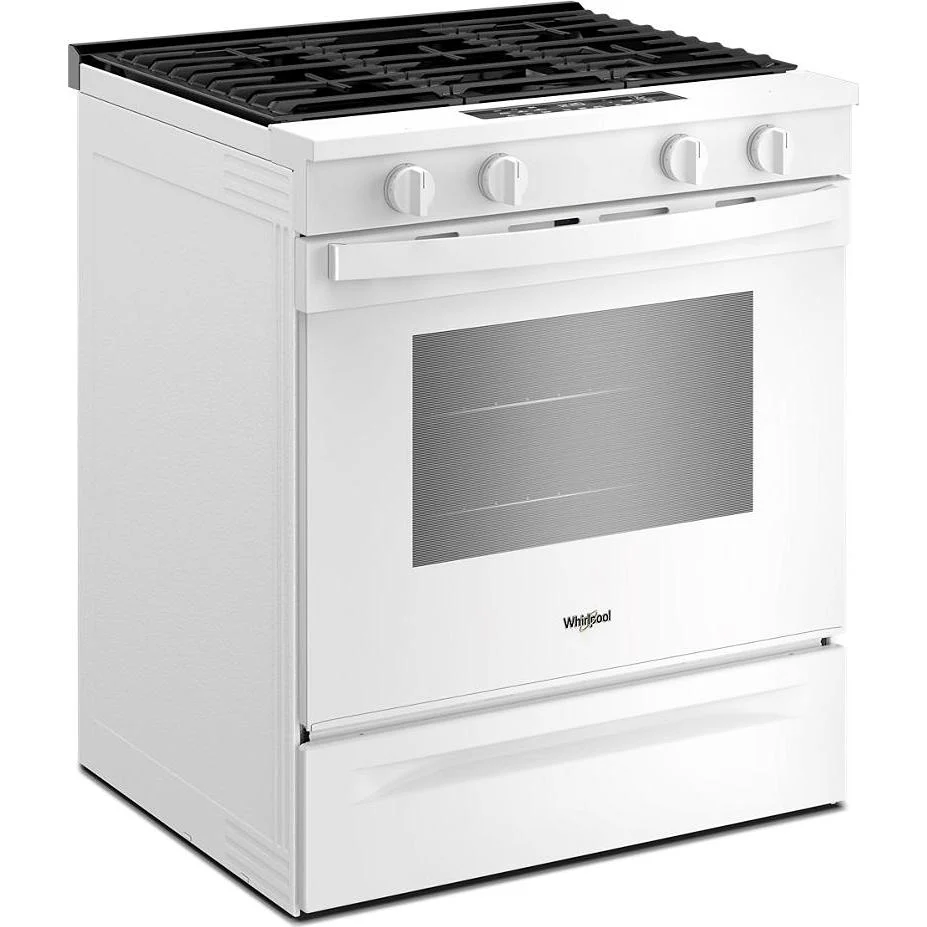 Whirlpool 30-inch Slide-in Gas Range with Air Cooking Technology WSGS4530TW - Image 7