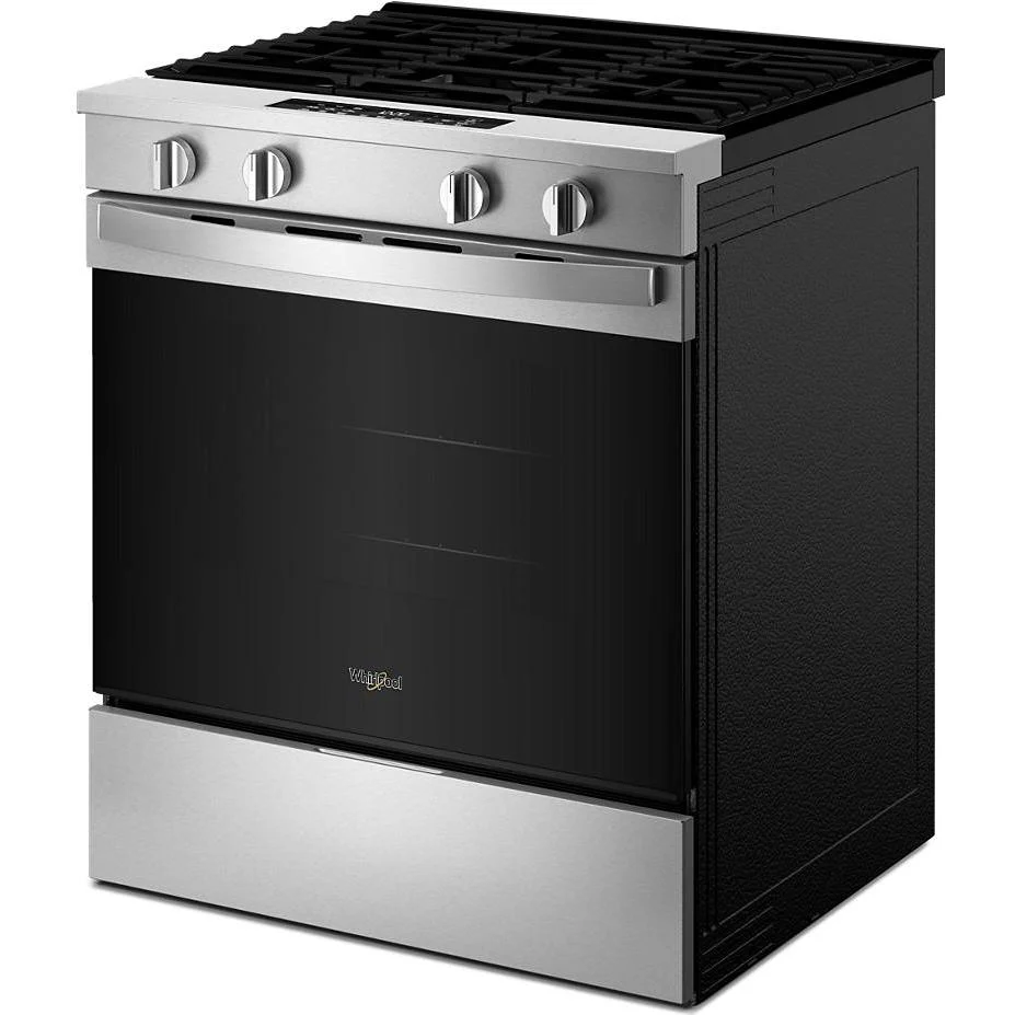 Whirlpool 30-inch Slide-in Gas Range with Air Cooking Technology WSGS4530TZ - Image 4