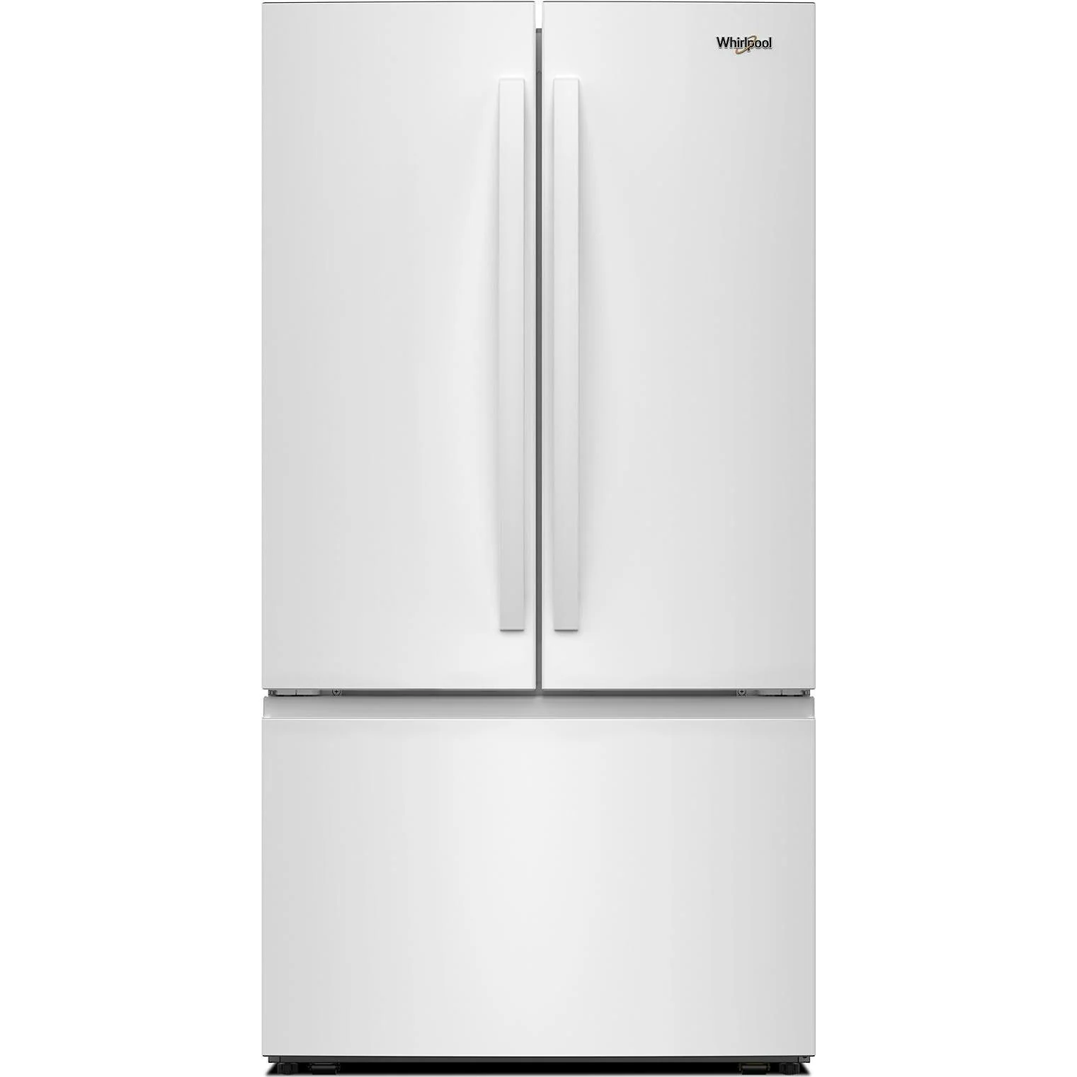Whirlpool 36-inch, 31 cu. ft. Freestanding French 3- Door Refrigerator with Internal Water Dispenser WRFF3336SW