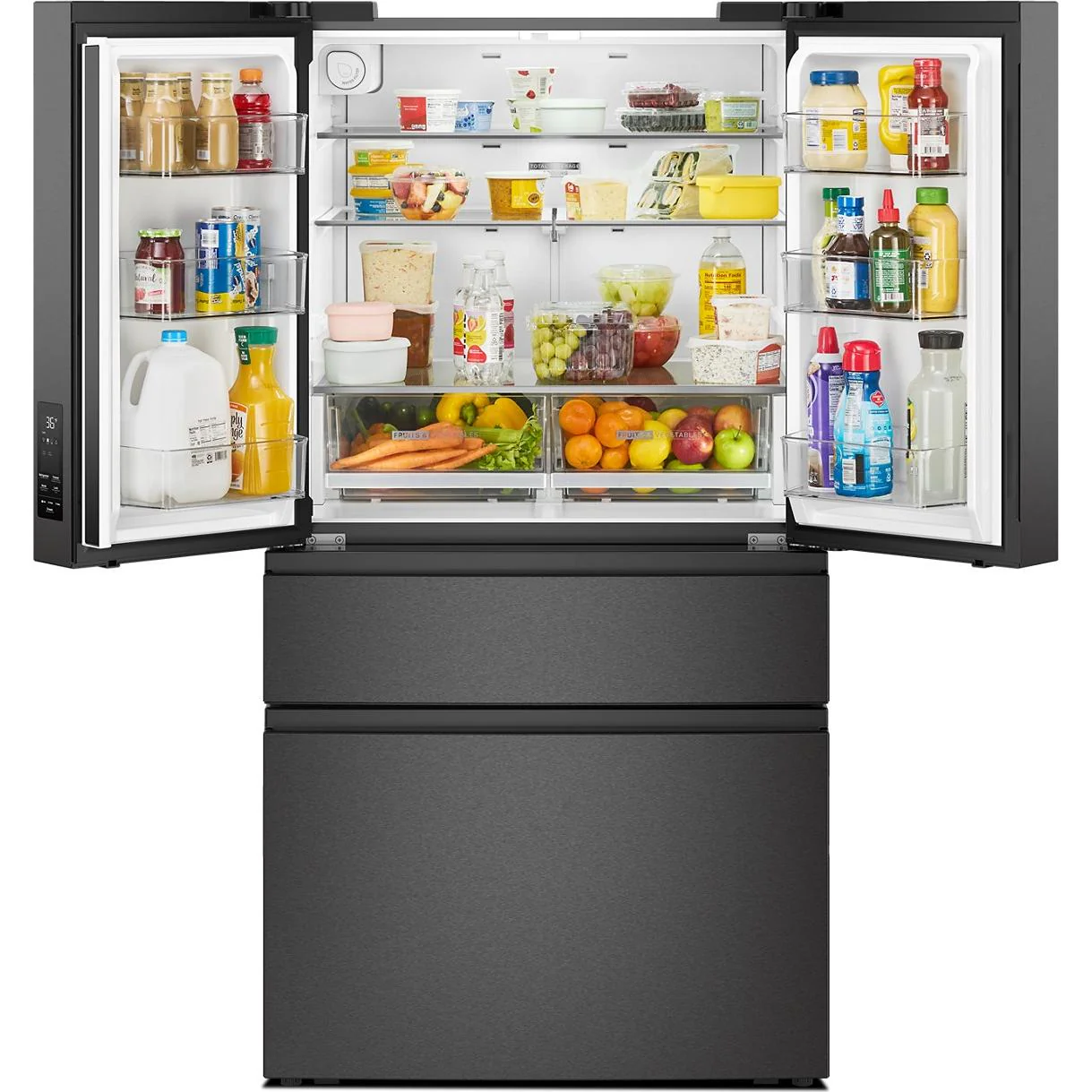 Whirlpool 36-inch, 30 cu. ft. French 4-Door Refrigerator WRMF3336SV