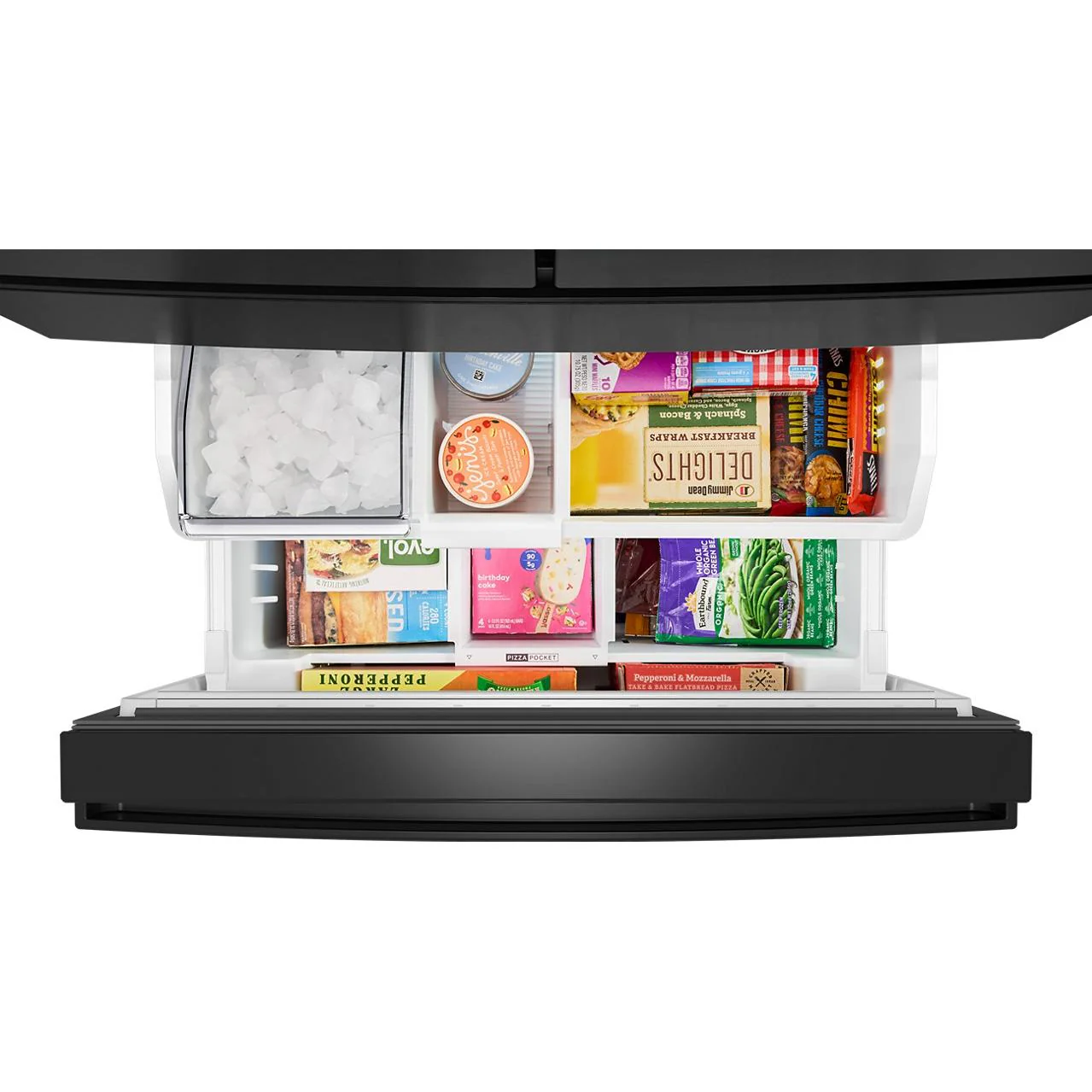 Whirlpool 36-inch, 30 cu. ft. French 4-Door Refrigerator WRMF3336SV - Image 2