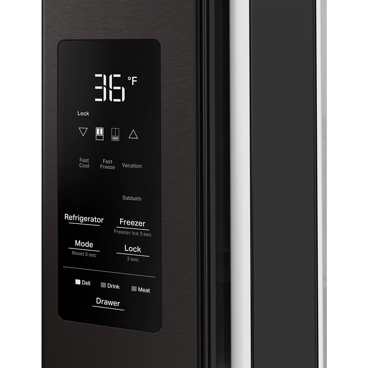 Whirlpool 36-inch, 30 cu. ft. French 4-Door Refrigerator WRMF3336SV - Image 3