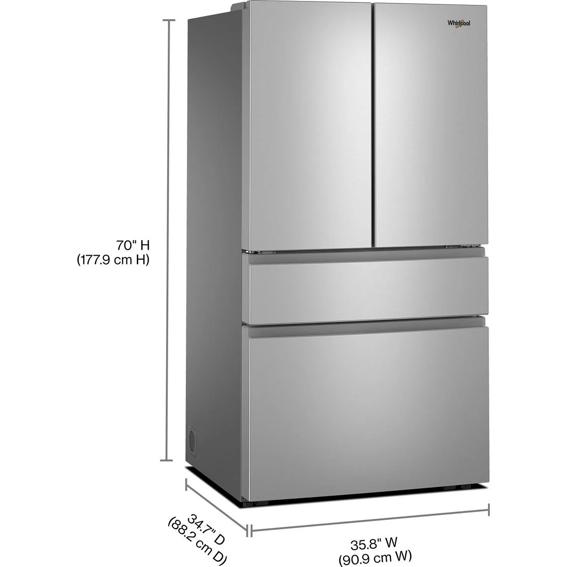 Whirlpool 36-inch French 4-Door Refrigerator WRMF3336SZ - Image 10
