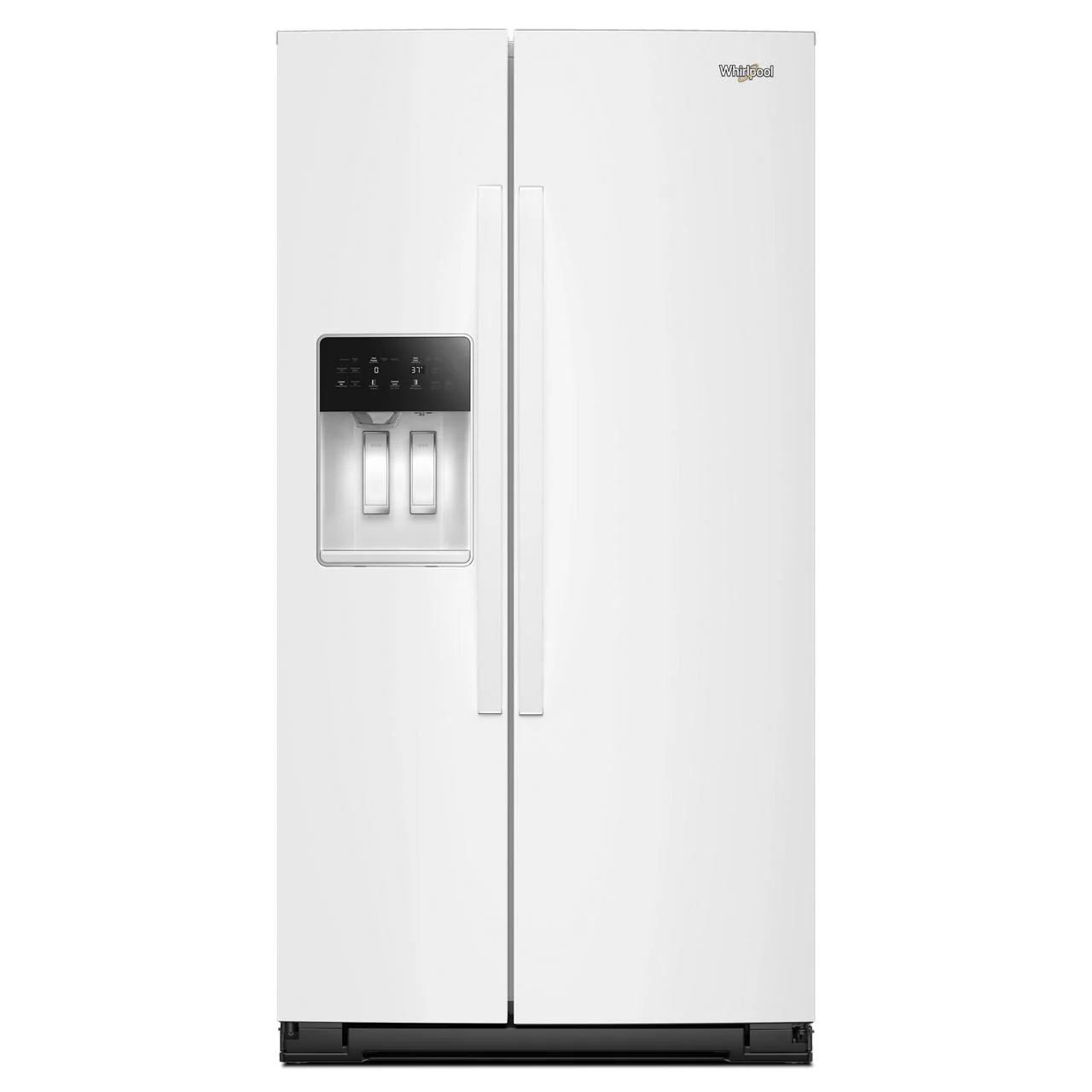 Whirlpool 36-inch, 28 cu. ft. Side-by-Side Refrigerator with Water and Ice Dispenser WRSF5536RW