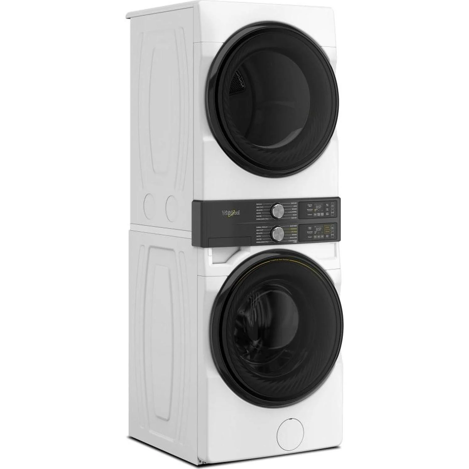 Whirlpool Stacked Washer/Dryer Electric Laundry Center YWEF5727TW - Image 5