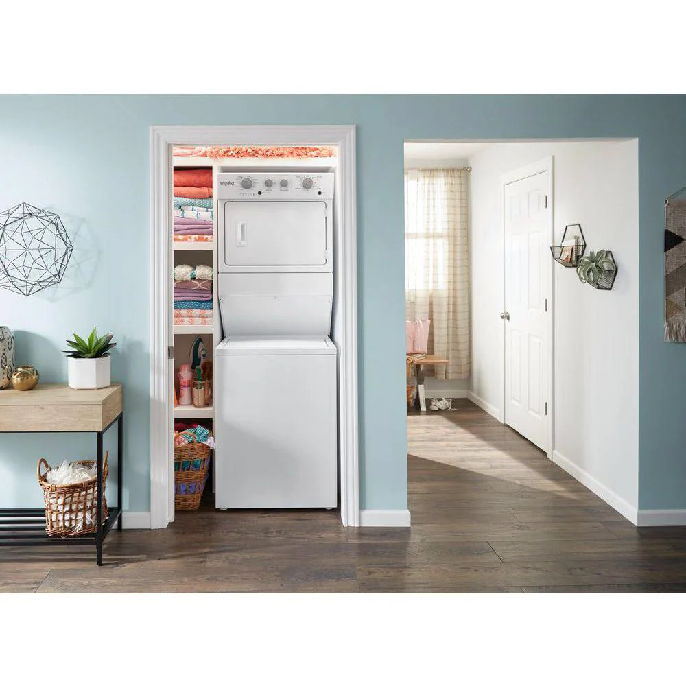 Whirlpool Stacked Washer/Dryer Gas Laundry Center WGT4027HW - Image 10